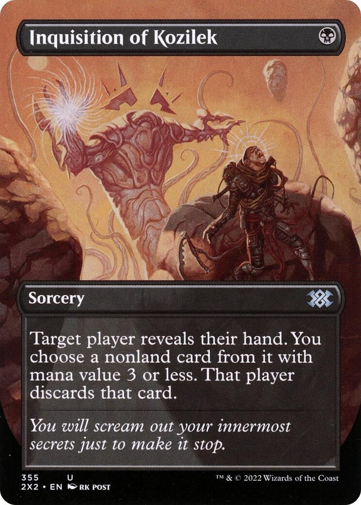 Inquisition of Kozilek (Borderless) (355) [2X2] - MTG Single