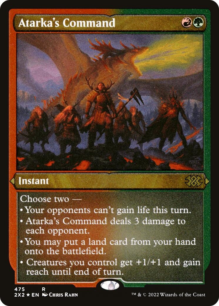 Atarka’s Command (Foil Etched) (475) [2X2] - MTG Single