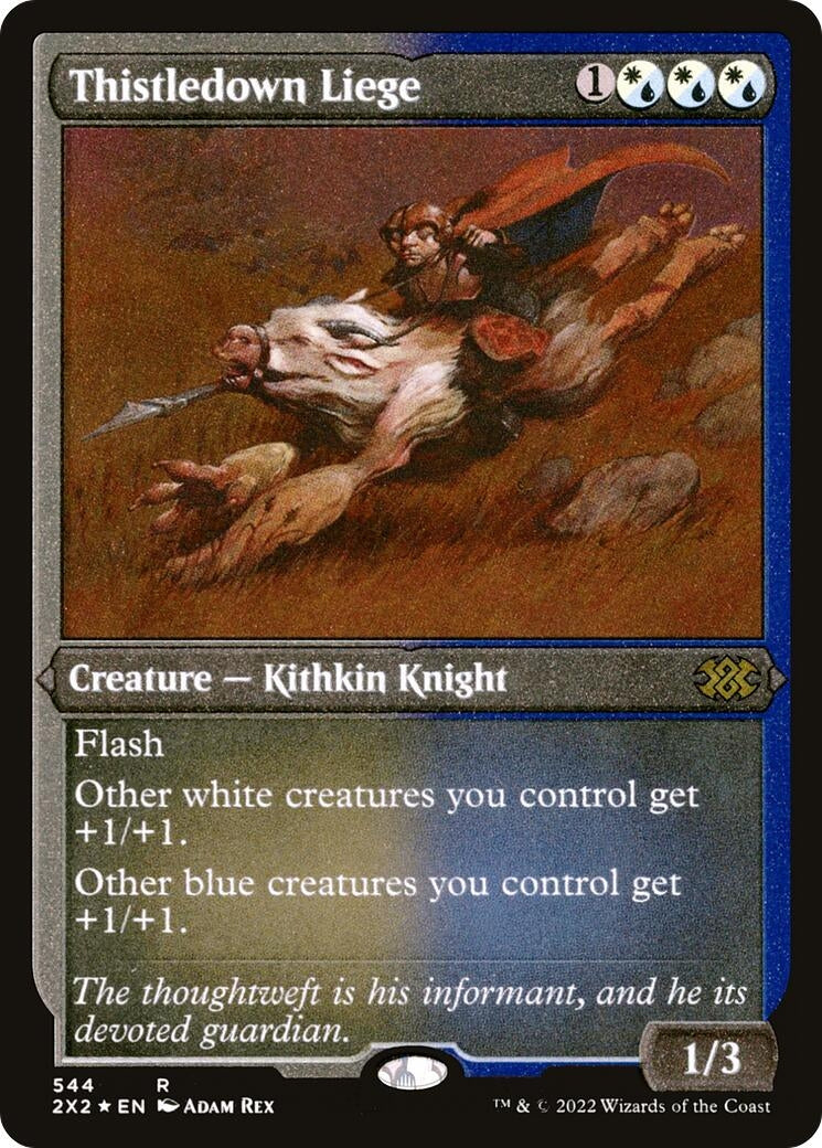 Thistledown Liege (Foil Etched) (544) [2X2] - MTG Single