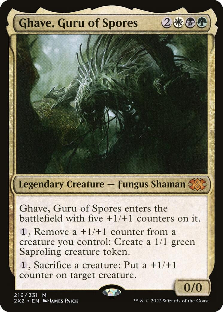 Ghave Guru of Spores (216) [2X2] - MTG Single