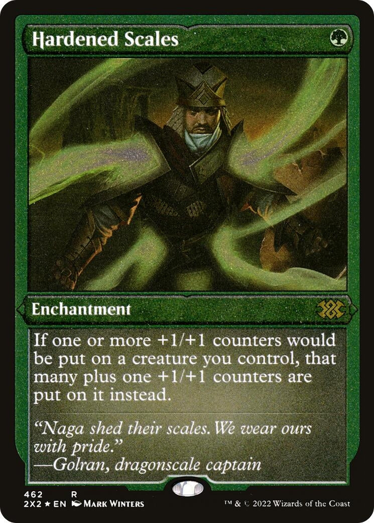Hardened Scales (Foil Etched) (462) [2X2] - MTG Single