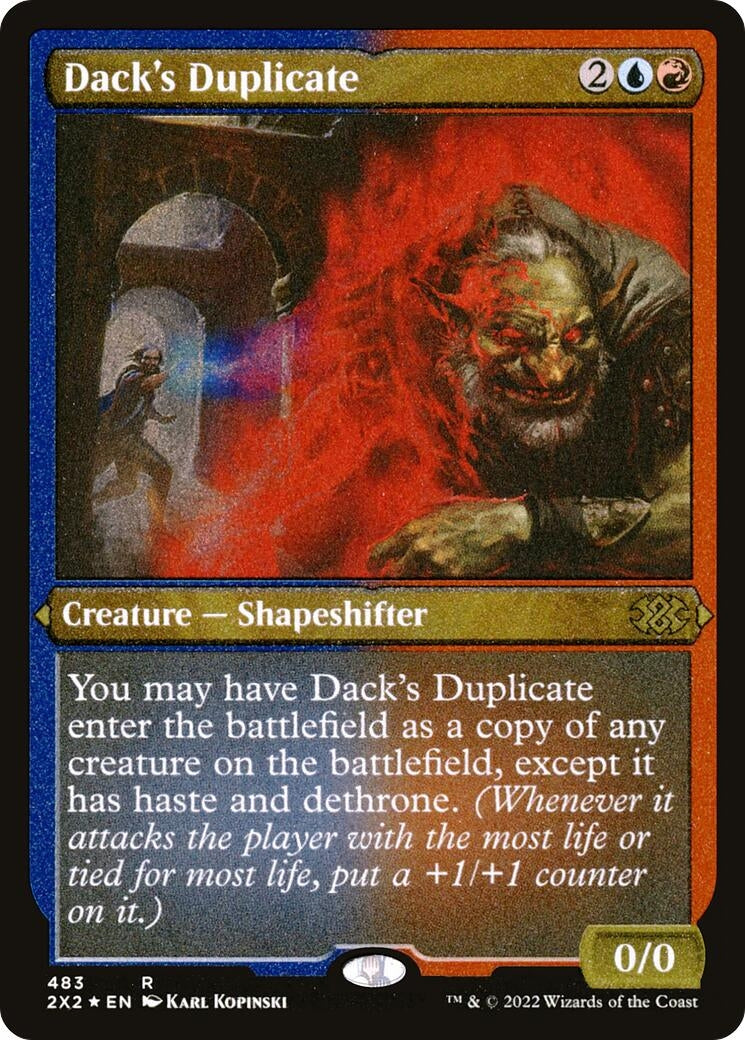 Dack’s Duplicate (Foil Etched) (483) [2X2] - MTG Single