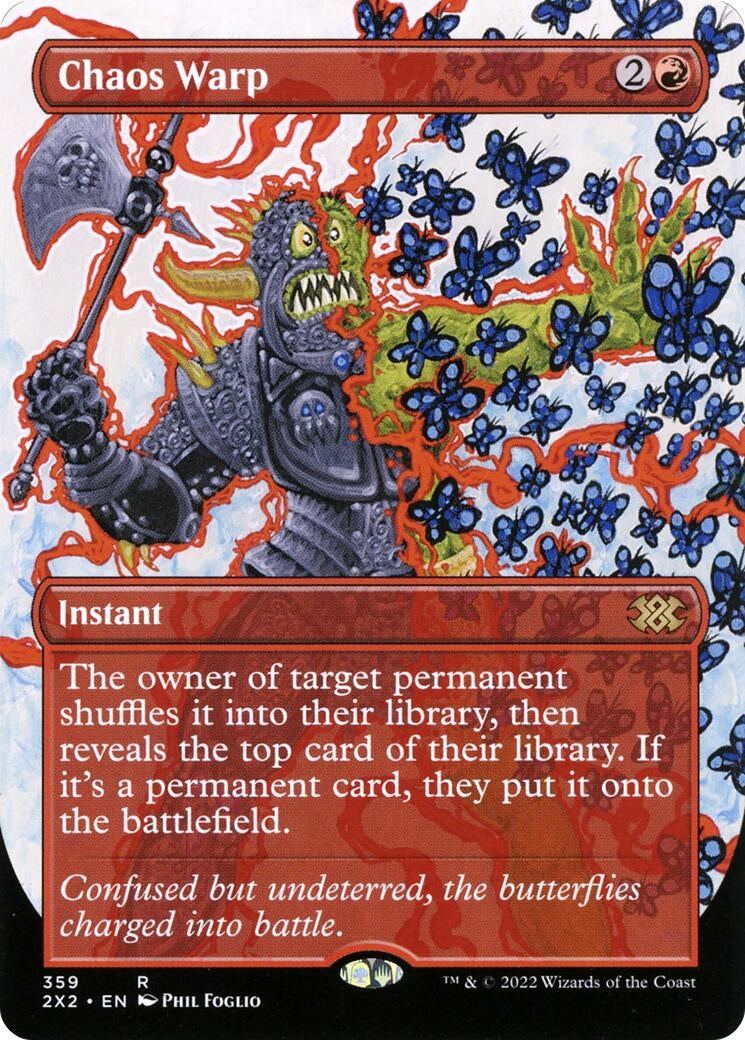 Chaos Warp (Borderless) (359) [2X2] - MTG Single