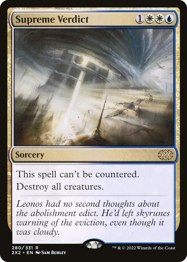 Supreme Verdict (280) [2X2] - MTG Single