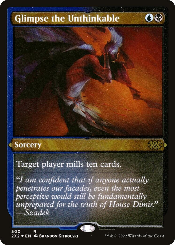 Glimpse the Unthinkable (Foil Etched) (500) [2X2] - MTG Single
