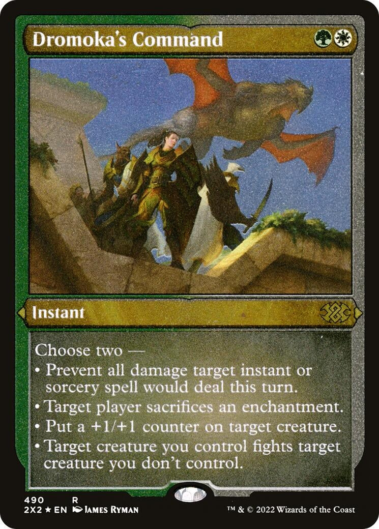 Dromoka’s Command (Foil Etched) (490) [2X2] - MTG Single