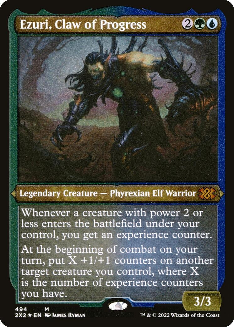 Ezuri Claw of Progress (Foil Etched) (494) [2X2] - MTG Single