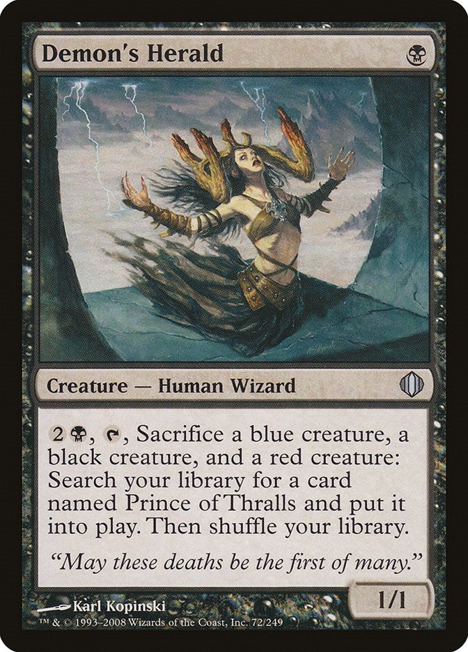 Demon’s Herald (72) [ALA] - MTG Single