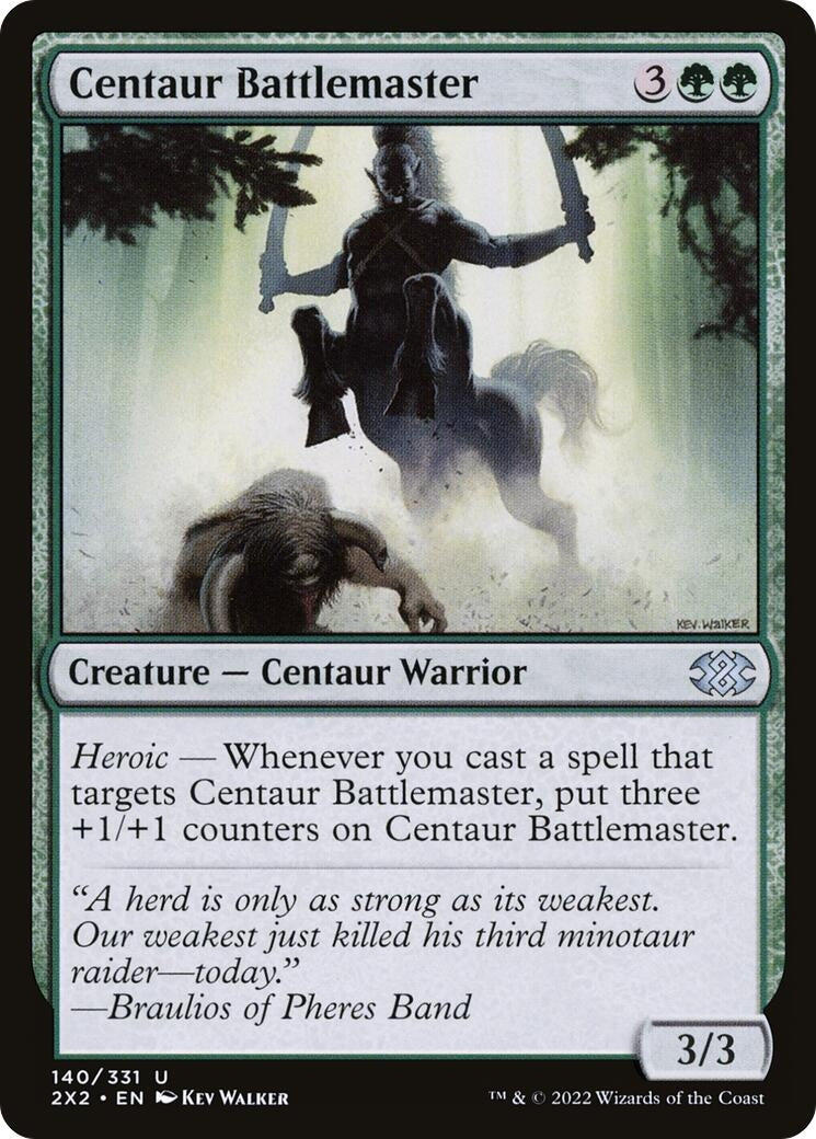 Centaur Battlemaster (140) [2X2] - MTG Single