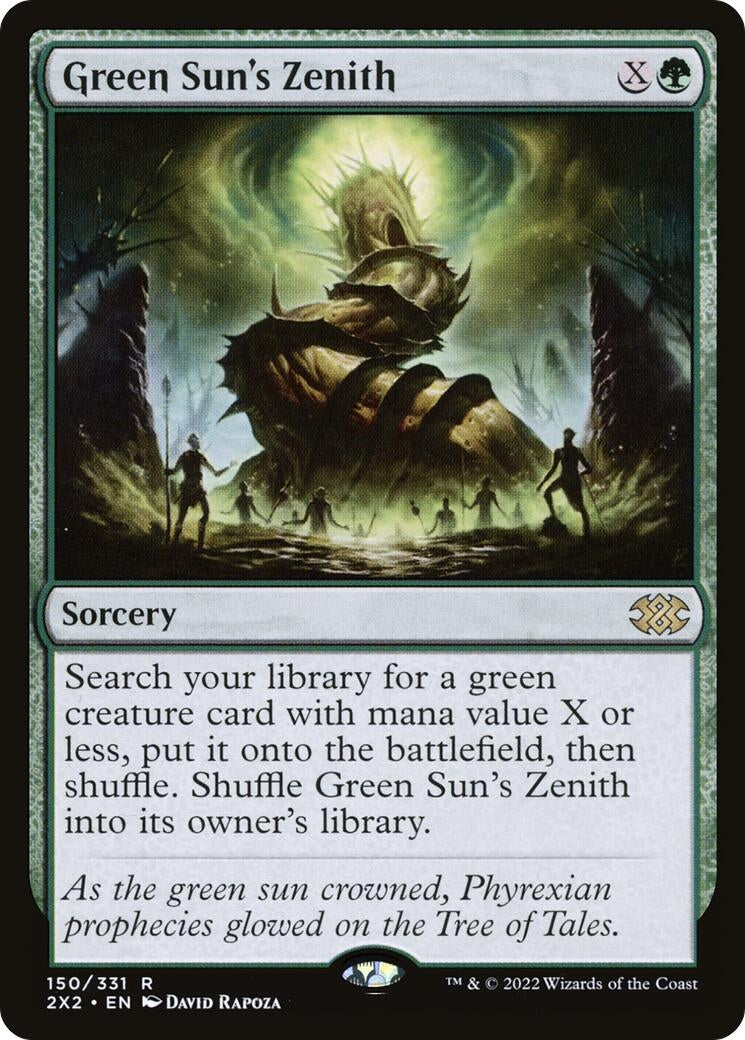 Green Sun’s Zenith (150) [2X2] - MTG Single