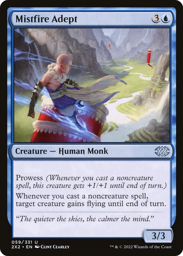 Mistfire Adept (59) [2X2] - MTG Single