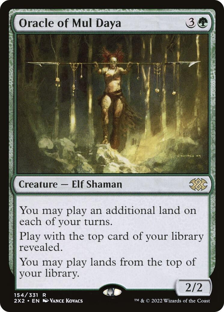 Oracle of Mul Daya (154) [2X2] - MTG Single