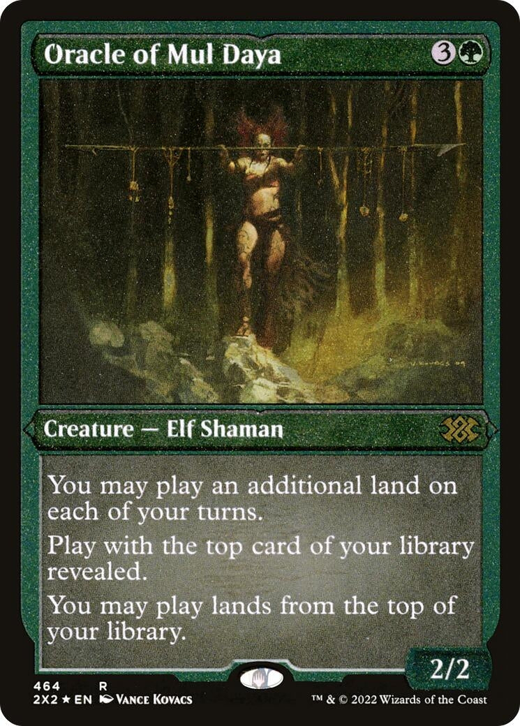 Oracle of Mul Daya (Foil Etched) (464) [2X2] - MTG Single