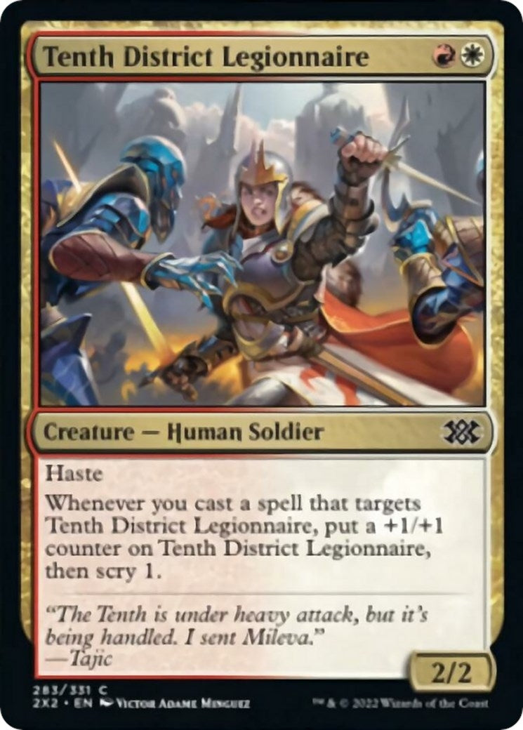 Tenth District Legionnaire (283) [2X2] - MTG Single