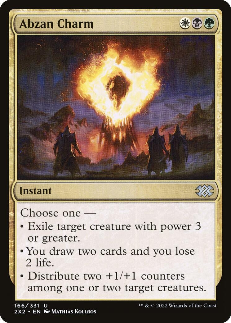Abzan Charm (166) [2X2] - MTG Single