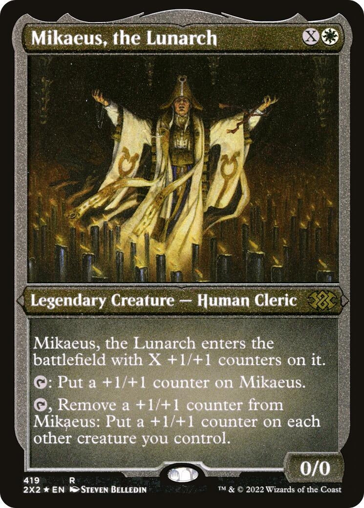 Mikaeus the Lunarch (Foil Etched) (419) [2X2] - MTG Single