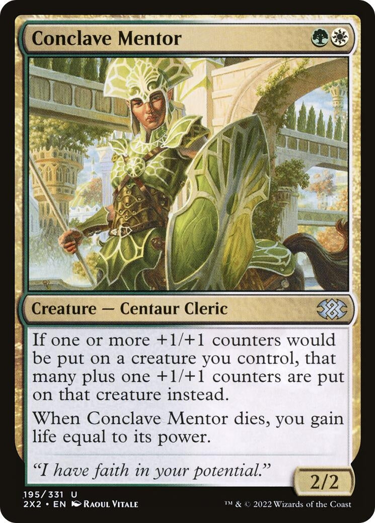 Conclave Mentor (195) [2X2] - MTG Single