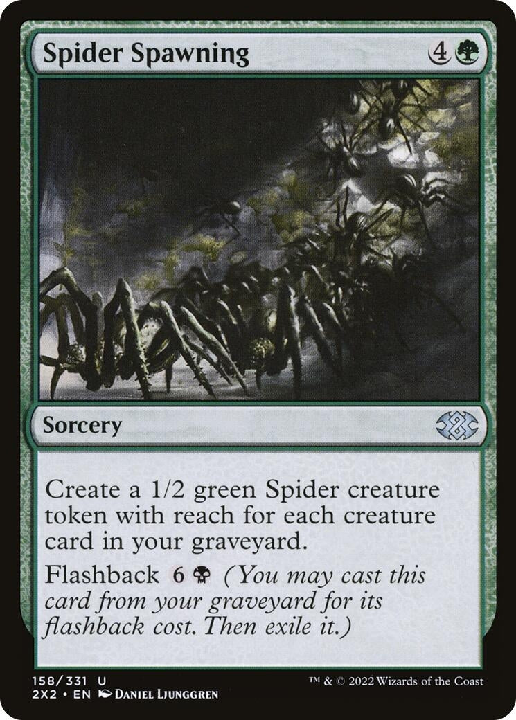 Spider Spawning (158) [2X2] - MTG Single