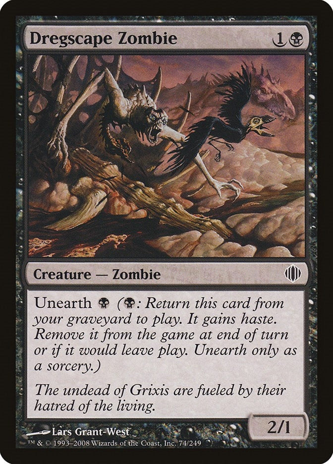 Dregscape Zombie (74) [ALA] - MTG Single