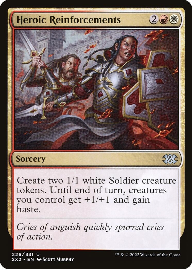 Heroic Reinforcements (226) [2X2] - MTG Single