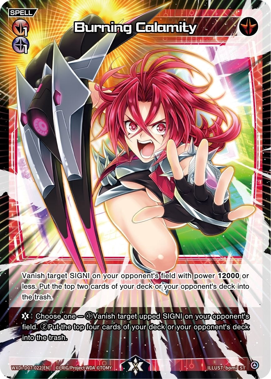 Burning Calamity (7022) [WXDi-D07] - WIXOSS Single