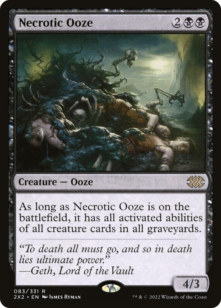Necrotic Ooze (83) [2X2] - MTG Single