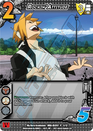Rockin’ Attitude (3) [MHA-DLC02] - UniVersus Single