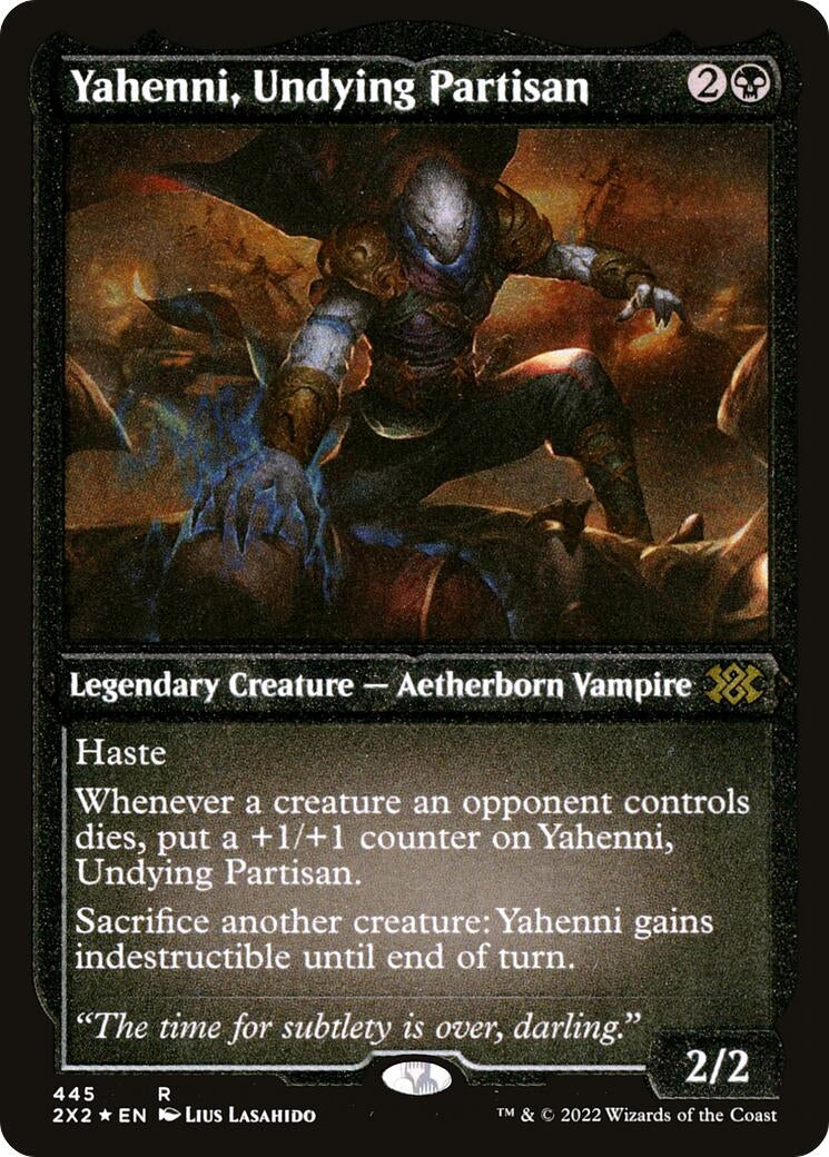 Yahenni Undying Partisan (Foil Etched) (445) [2X2] - MTG Single