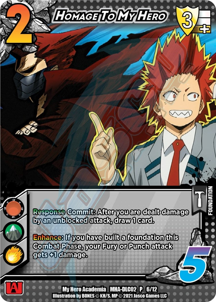 Homage To My Hero (6) [MHA-DLC02] - UniVersus Single