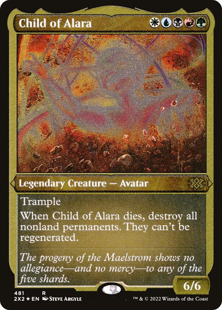 Child of Alara (Foil Etched) (481) [2X2] - MTG Single