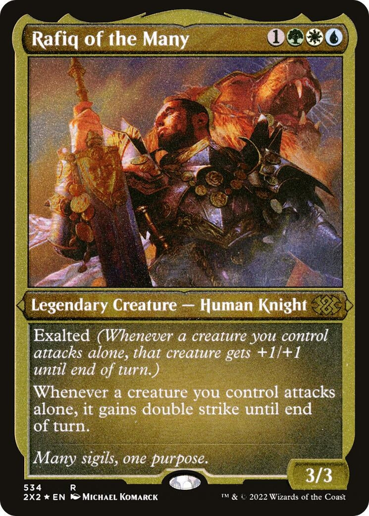 Rafiq of the Many (Foil Etched) (534) [2X2] - MTG Single