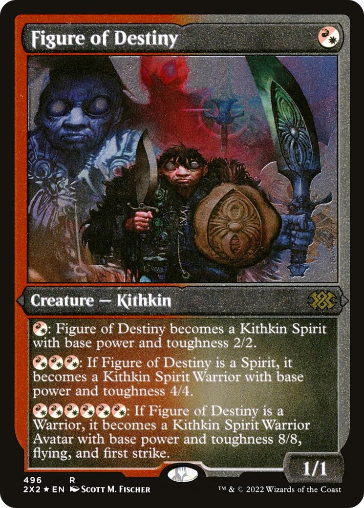 Figure of Destiny (Foil Etched) (496) [2X2] - MTG Single