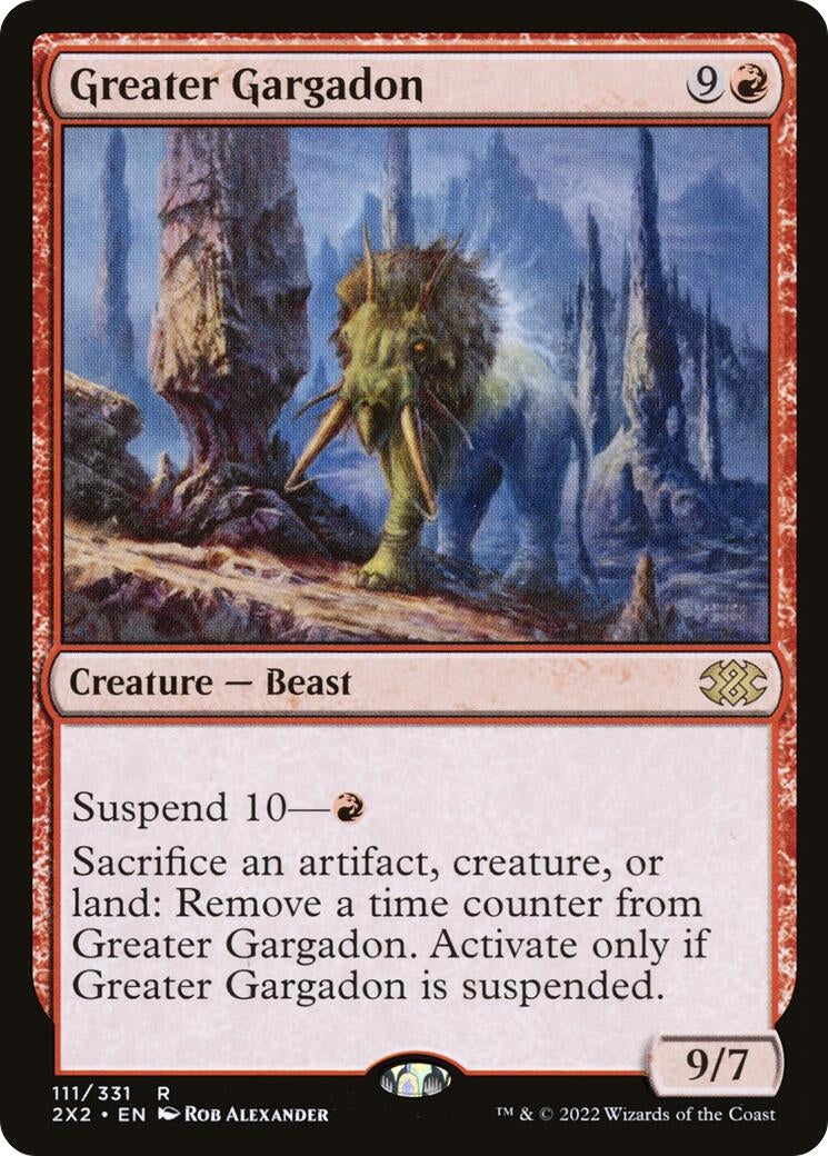 Greater Gargadon (111) [2X2] - MTG Single