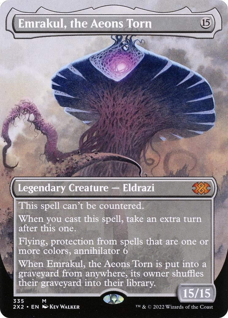Emrakul the Aeons Torn (Borderless) (335) [2X2] - MTG Single