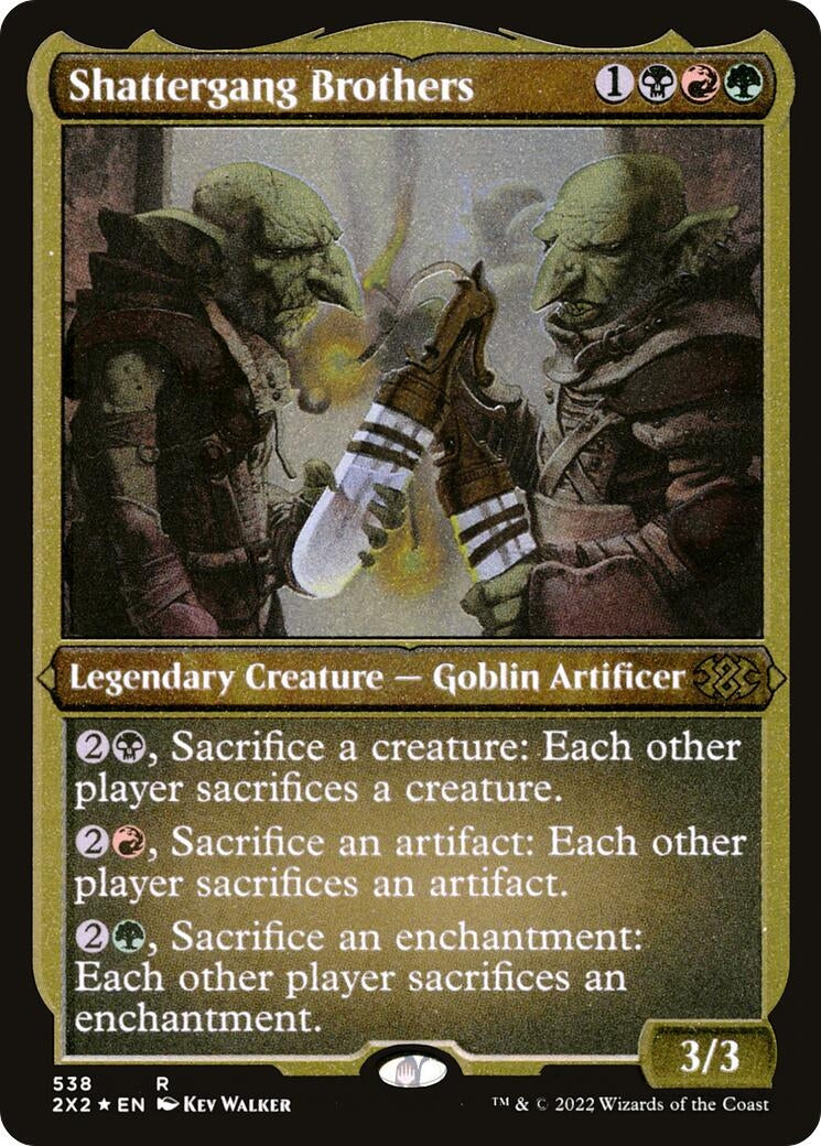 Shattergang Brothers (Foil Etched) (538) [2X2] - MTG Single