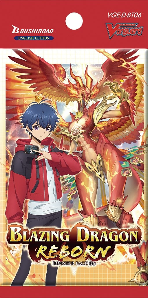 Blazing Dragon Reborn Booster Pack [D-BT06] - Cardfight Vanguard Sealed