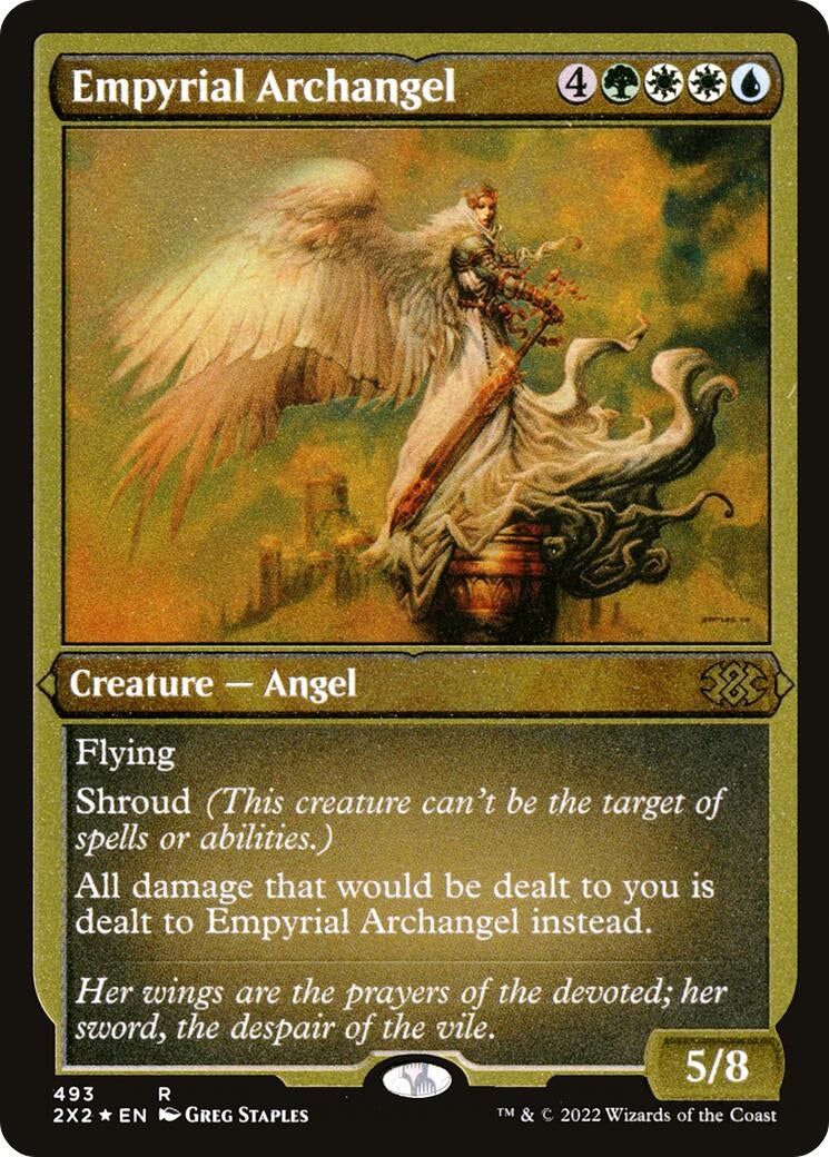 Empyrial Archangel (Foil Etched) (493) [2X2] - MTG Single