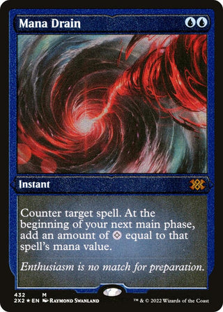 Mana Drain (Foil Etched) (432) [2X2] - MTG Single