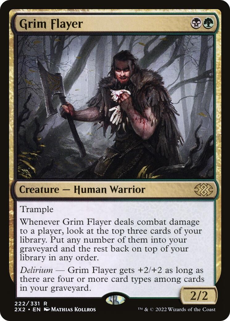 Grim Flayer (222) [2X2] - MTG Single
