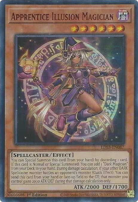 Apprentice Illusion Magician (Red) (3087) (LDS3) - YuGiOh Single