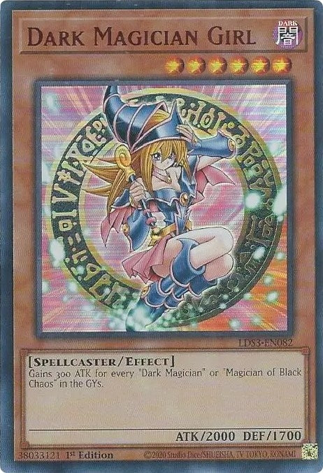 Dark Magician Girl (Red) (3082) (LDS3) - YuGiOh Single