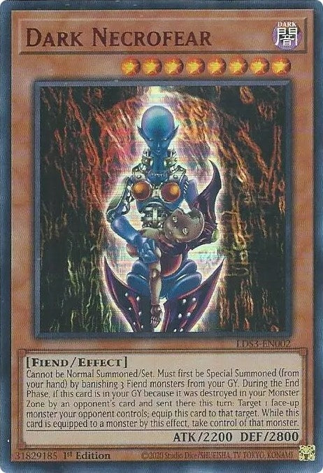 Dark Necrofear (Red) (3002) (LDS3) - YuGiOh Single