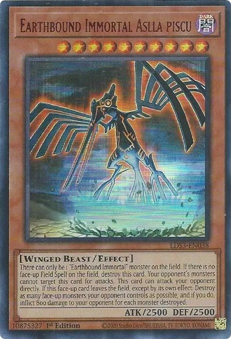 Earthbound Immortal Aslla Piscu (Red) (3038) (LDS3) - YuGiOh Single