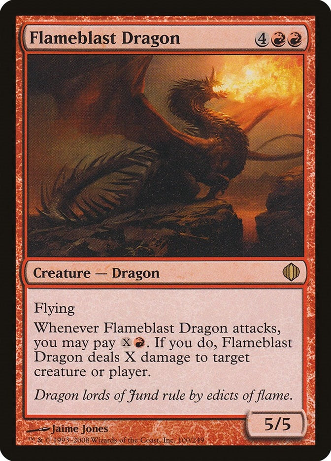 Flameblast Dragon (100) [ALA] - MTG Single
