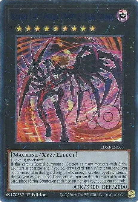 Number C40: Gimmick Puppet of Dark Strings (Blue) (3065) (LDS3) - YuGiOh Single