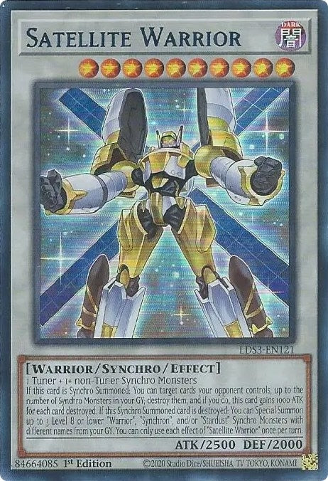 Satellite Warrior (Blue) (3121) (LDS3) - YuGiOh Single