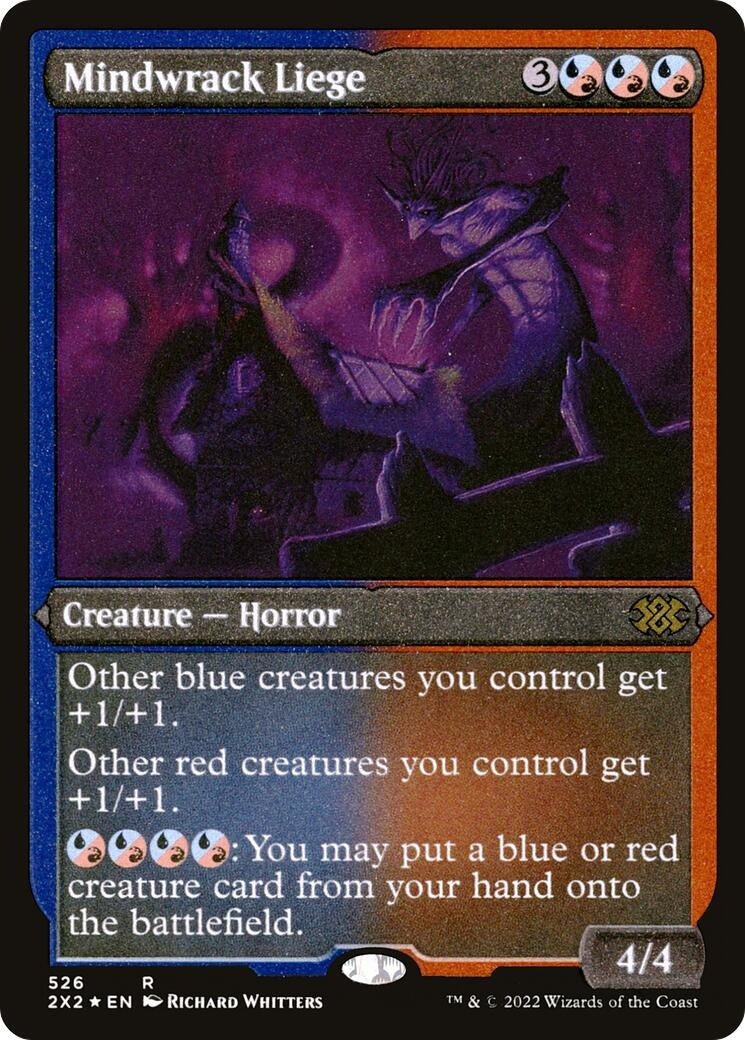 Mindwrack Liege (Foil Etched) (526) [2X2] - MTG Single