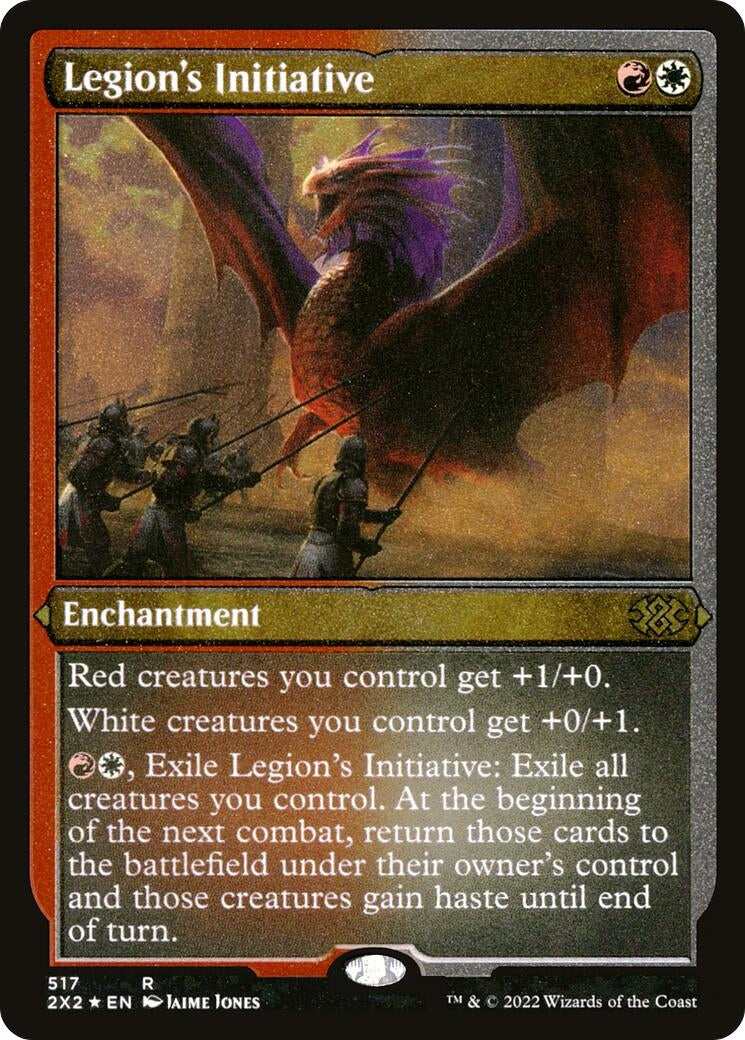 Legion’s Initiative (Foil Etched) (517) [2X2] - MTG Single