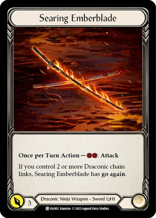 Searing Emberblade (0) [FAI] - Flesh and Blood TCG Single