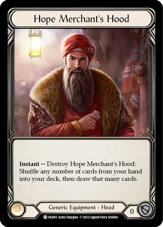 Hope Merchant’s Hood (3) [FAI] - Flesh and Blood TCG Single